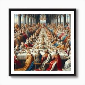 Royal celebrants Art Print