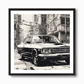 Ford Falcon Art Print