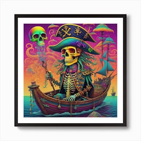 Bones Of The High Seas Art Print