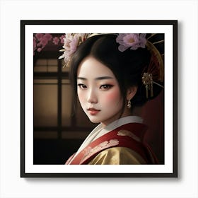 Elegance of the Geisha Art Print