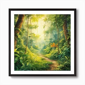 Jungle Path Art Print