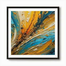 Abstract Painting 76 Art Print