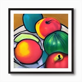 Fruit In A Bowl Poster