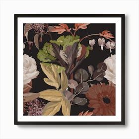 Floral Wallpaper Art Print