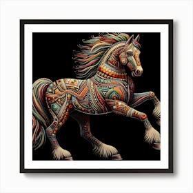 Russian Horse Art Print