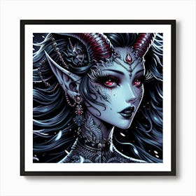 Demon Girl 2 Art Print