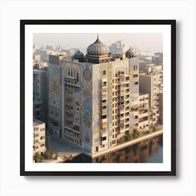 Qatar City Art Print