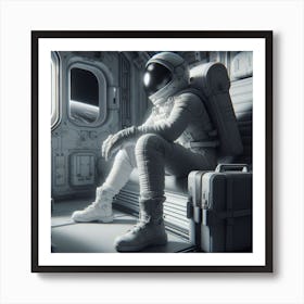 Astronaut In Space 6 Art Print