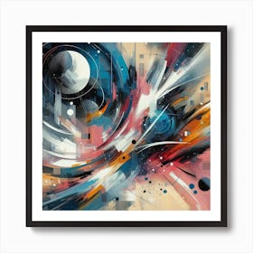 Abstract By Person Art Print