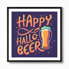 Happy Halloween Beer Affiche