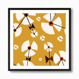 Wild Dandelion Yellow Art Print