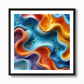 Abstract Colorful Abstract Background 1 Art Print