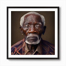 Portrait Of An African Man Art Print