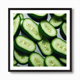 Cucumbers 11 Art Print