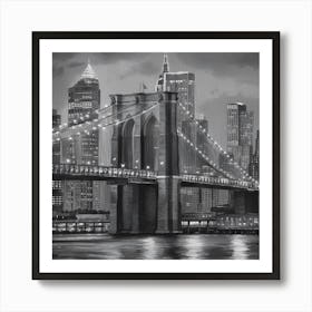 Brooklyn Bridge Art Print