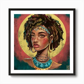 African Girl Art Print