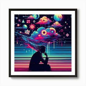 Psychedelic Art 24 Art Print