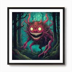 Folk Creature Art Print