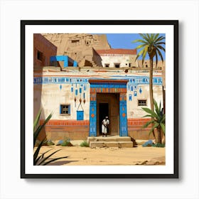 Egyptian House Art Print