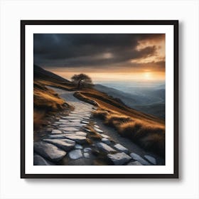 Path In The Mountains 3 Art Print