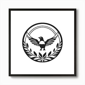 Dove Logo Art Print