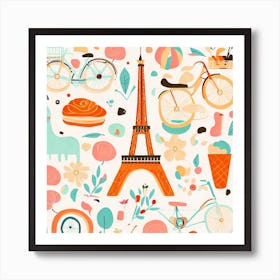 Summer in Paris Art Print