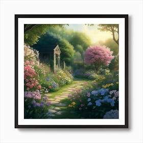 Floral Symphony Art Print