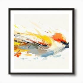 Abstract Bird Painting Art Print