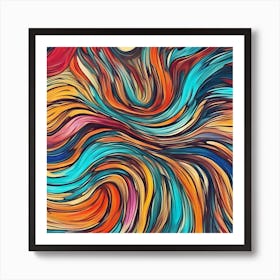 Abstract Painting 8 Art Print