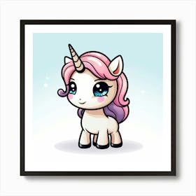 Cute Unicorn 211 Art Print