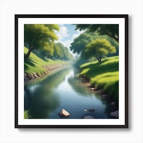 Landscape Painting 193 Art Print