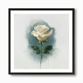 White Rose 2 Art Print