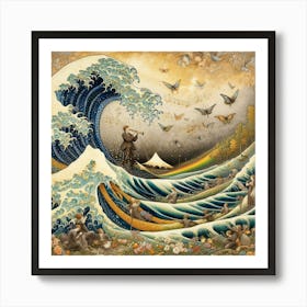 Great Wave Off Kanagawa 2 Art Print