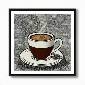 Cup Of Coffee Art Print