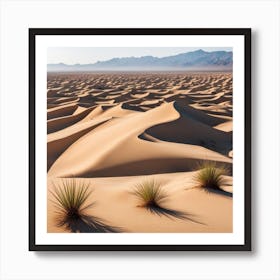 Sand Dunes In The Desert 1 Art Print