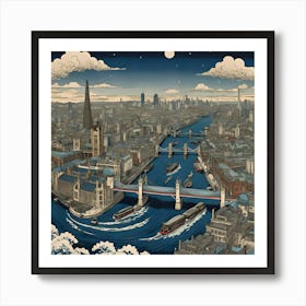 London Skyline Art Print