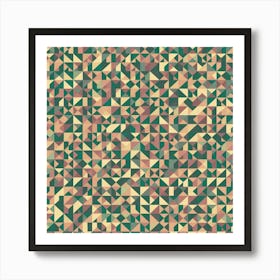 Abstract Geometric Pattern 52 Art Print