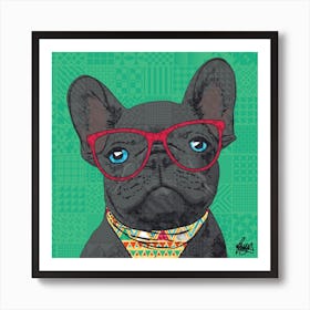 French Bulldog Square Poster