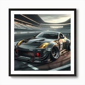 Nissan 370z Wallpaper Art Print