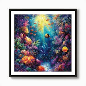 Under The Sea Art Art Print