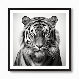 Tiger Portrait Art Print