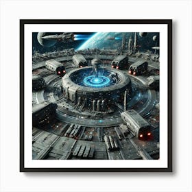 Defense Perimeter Vexis Prime Asterian Syndicate 1024 Art Print