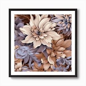 Floral Pattern 7 Art Print