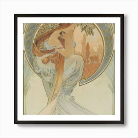 'The Lady Of The Moon' 1 Art Print