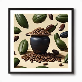 Coffee Beans 325 Art Print