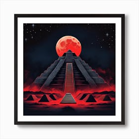 Pyramid Of The Sun Art Print