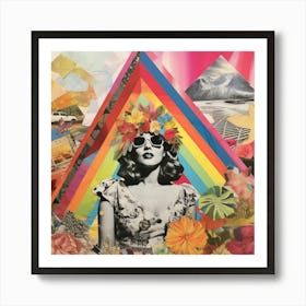 Rainbow Collage 3 Art Print