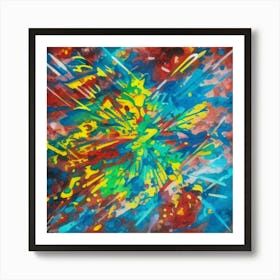 Abstract painting art 28 Art Print