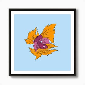Betta Fish Art Print