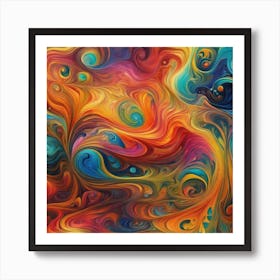 Abstract Painting 5 Art Print